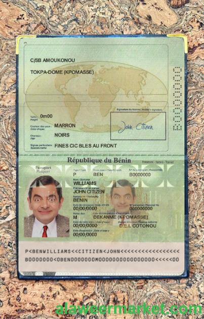 Benin passport photo look
